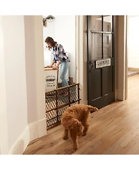 Evenflo Position Lock Adjustable Wood Baby Gate