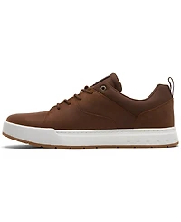 Timberland Men's Maple Grove Leather Low Casual Sneakers from Finish Line