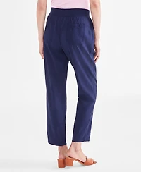 Style & Co Women's Mid-Rise Pull On Straight-Leg Ankle Pants, Created for Macy's