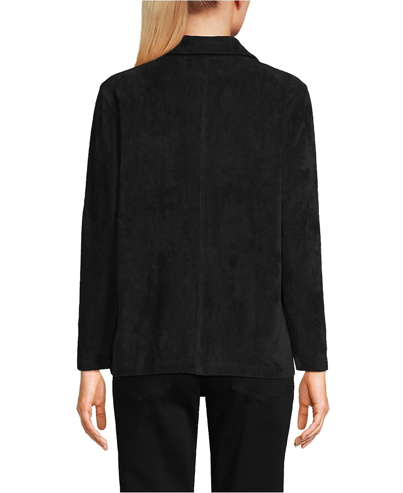 Lands' End Women's Long Sleeve Sport Cord Chore Jacket