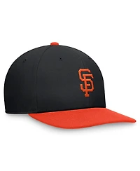 Nike Men's Black/Orange San Francisco Giants Evergreen Two-Tone Snapback Hat
