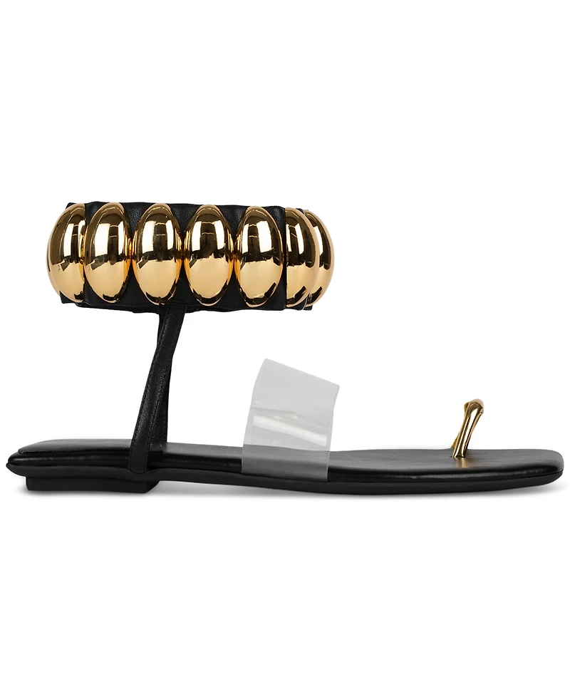 Jeffrey Cambell Island Stud Embellished Flat Sandals