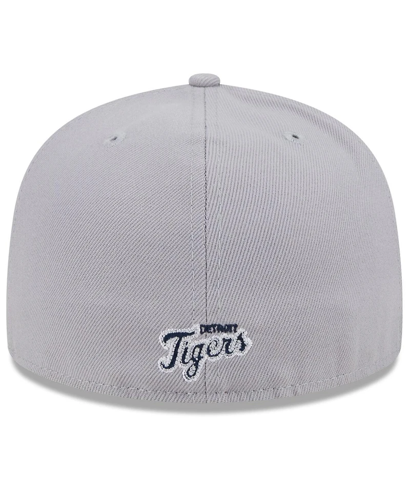 New Era Men's Navy/Gray Detroit Tigers Gameday Sideswipe 59Fifty Fitted Hat