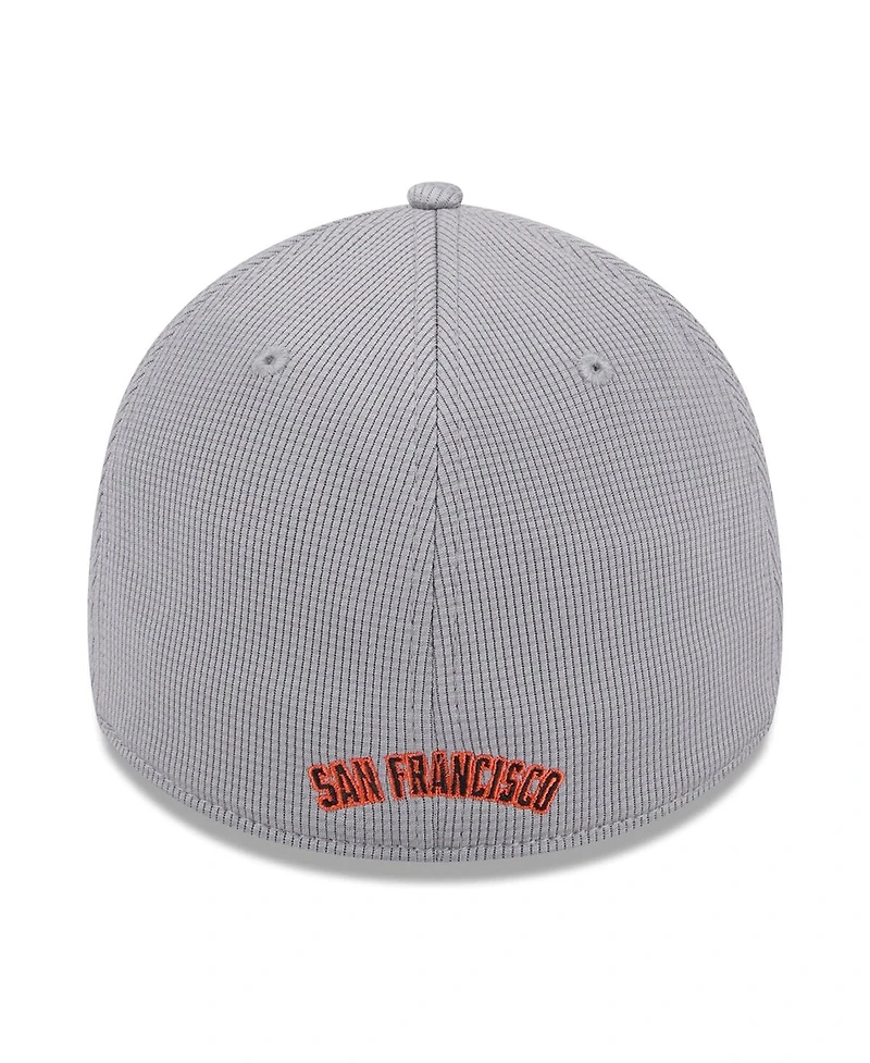 New Era Men's Gray San Francisco Giants Active Pivot 39Thirty Flex Hat