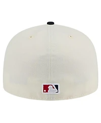 New Era Men's White Washington Nationals Evergreen Chrome 59Fifty Fitted Hat