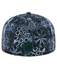 New Era Men's Black York Jets Shibori 59Fifty Fitted Hat