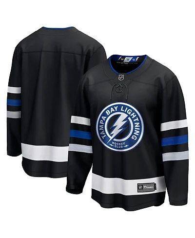Fanatics Branded Men's Black Tampa Bay Lightning Alternate Premier Breakaway Jersey