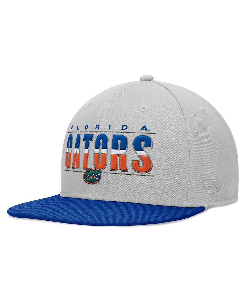 Top of the world Men's Gray Florida Gators Hudson Snapback Hat