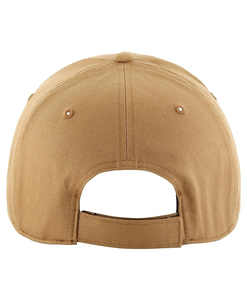 47 Brand Men's Tan Jacksonville Jaguars Ballpark Mvp Adjustable Hat