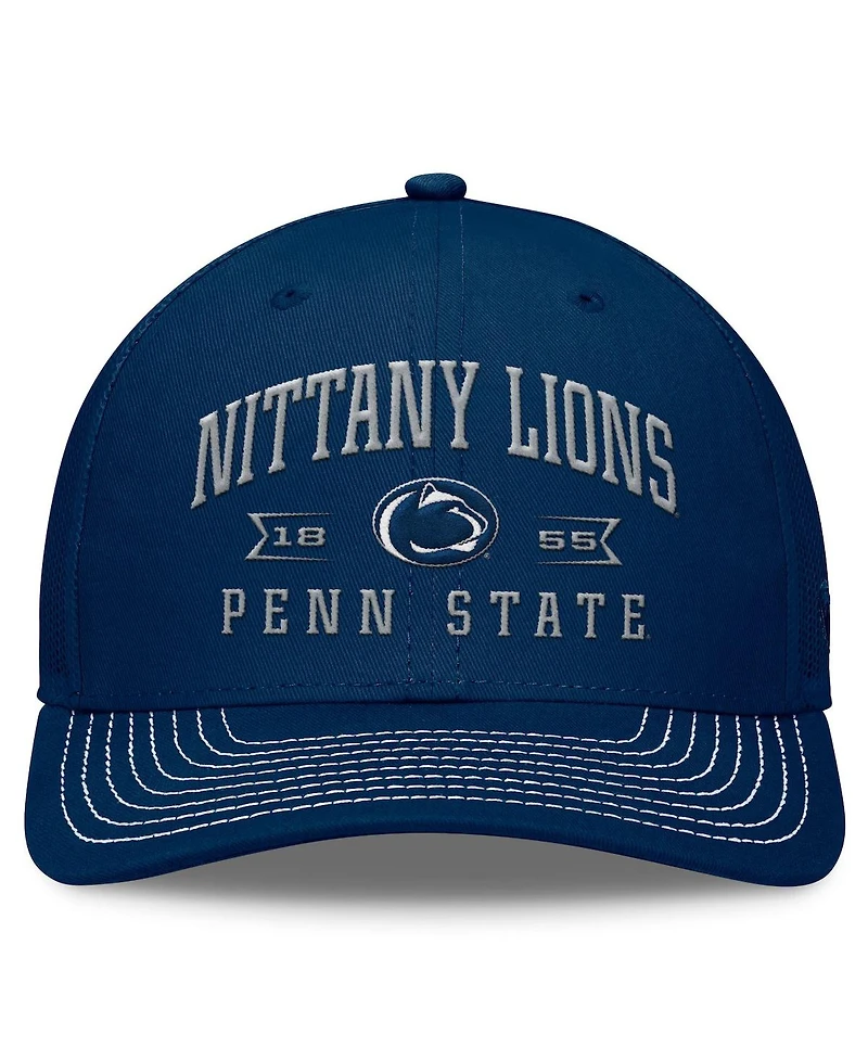 Top of the World Men's Navy Penn State Nittany Lions Carson Trucker Adjustable Hat