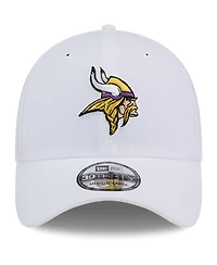 New Era Men's White Minnesota Vikings Main 39Thirty Flex Hat