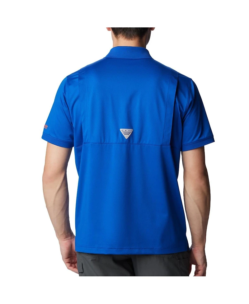 Columbia Men's Royal Florida Gators Pfg Tamiami Omni-Shade Polo