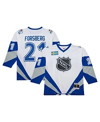 Mitchell Ness Men's Peter Forsberg White 1999 Nhl All-Star Game Blue Line Player Jersey