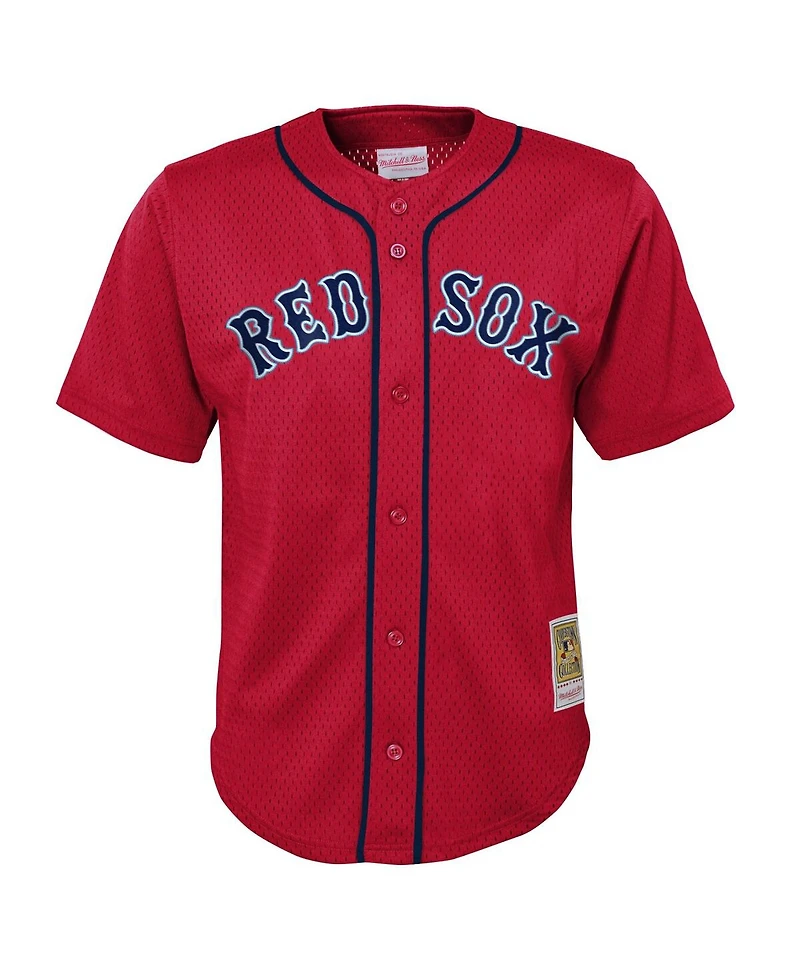 Mitchell Ness Preschool David Ortiz Red Boston Red Sox Cooperstown Collection Mesh Batting Practice Jersey