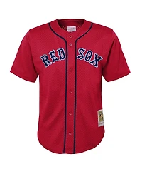 Mitchell Ness Preschool David Ortiz Red Boston Red Sox Cooperstown Collection Mesh Batting Practice Jersey