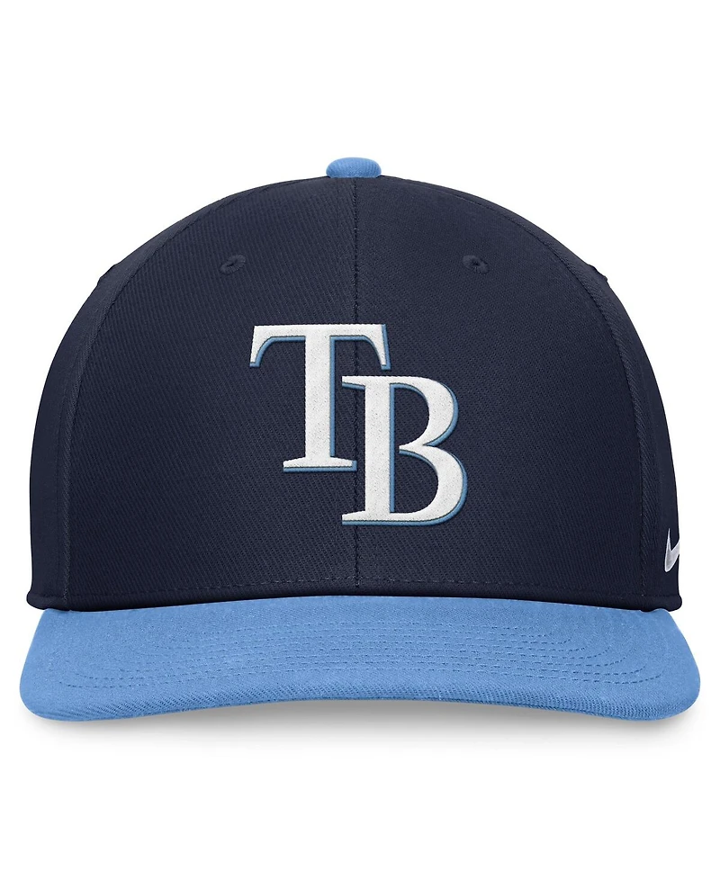 Nike Men's Navy/Light Blue Tampa Bay Rays Evergreen Two-Tone Snapback Hat