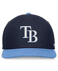Nike Men's Navy/Light Blue Tampa Bay Rays Evergreen Two-Tone Snapback Hat