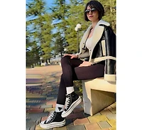 Asuka Rhinestone Embellished Ankle-Length Sneakers