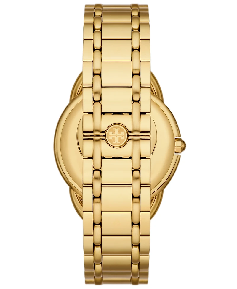 Tory Burch Women's Miller Gold-Tone Stainless Steel Bracelet Watch 34mm