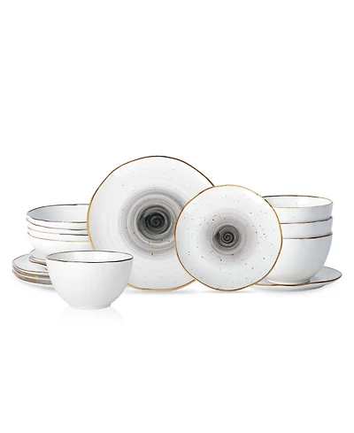 Christian Siriano Luma 16 Pc. Dinnerware Set, Service for 4