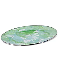 Golden Rabbit Modern Monet Oval Platter