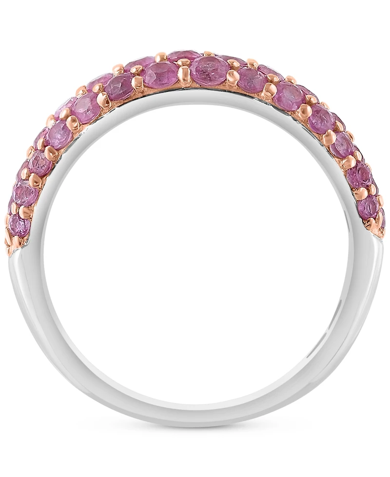 Effy Ruby Cluster Dome Ring (1-3/4 ct. t.w.) Sterling Silver (Also available Pink Sapphire & Sapphire)