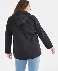 Style & Co Women's Plus Hooded Anorak, Exclusively at Macy's