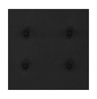 Merrick Lane Camden Twin Headboard Upholstered Button Tufted Headboard With Metal Frame And Adjustable Rail Slots