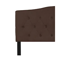 Arched Full Button Tufted Upholstered Headboard