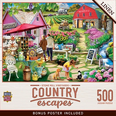 MasterPieces Country Escapes - Stone Mill Vineyards 500 Piece Puzzle