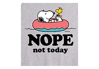 Hybrid Apparel Peanuts Nope Mens Jersey Tank