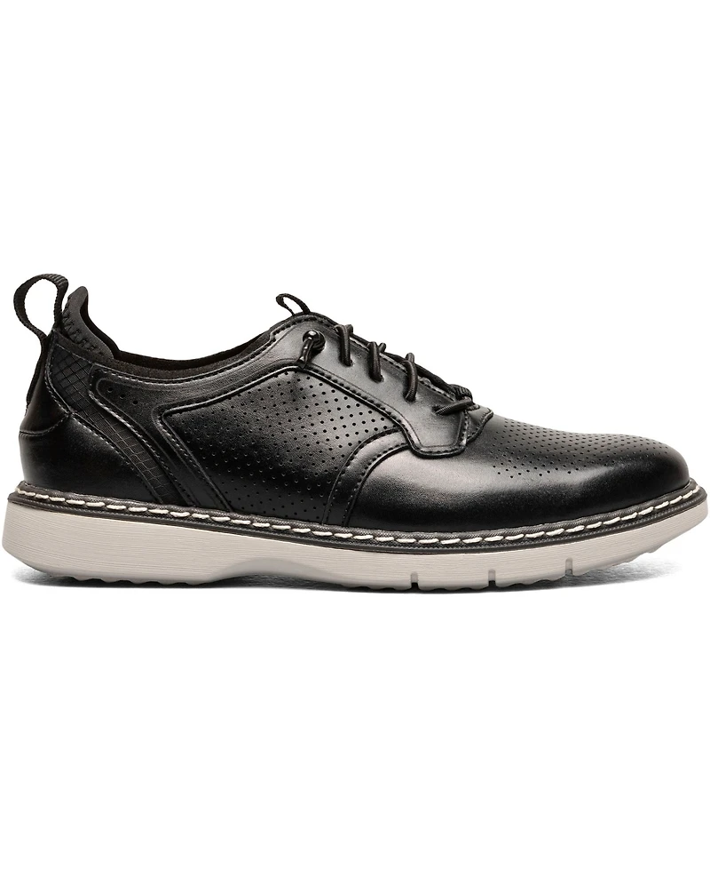 Stacy Adams Little and Big Boys Sync Plain Toe Elastic Lace Up Dress Shoe