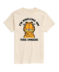 Hybrid Apparel Garfield Smiling Mens Short Sleeve Tee
