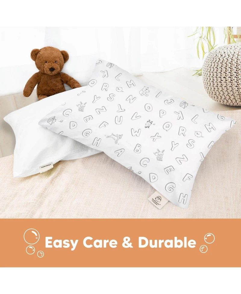 KeaBabies Toddler Pillowcase for 13X18 Pillow Case, Travel Case Cover