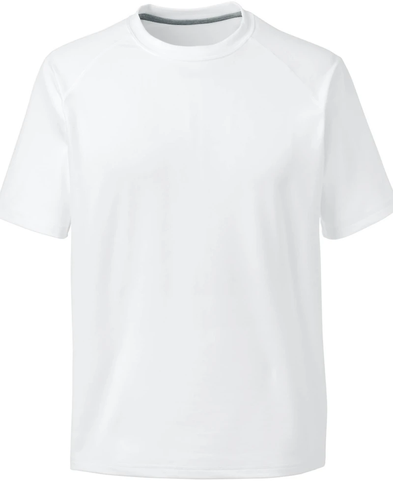 Lands' End Men's School Uniform Short Sleeve Active Tee