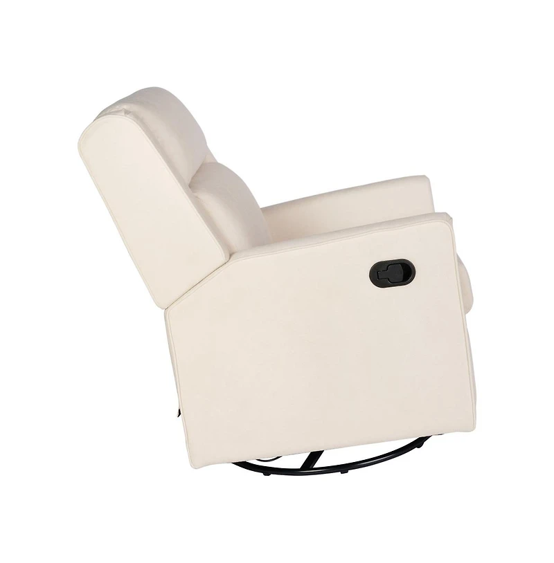 Dara 3-In-1 Traditional Manual Recliner Rocker Swivel Glider Chair