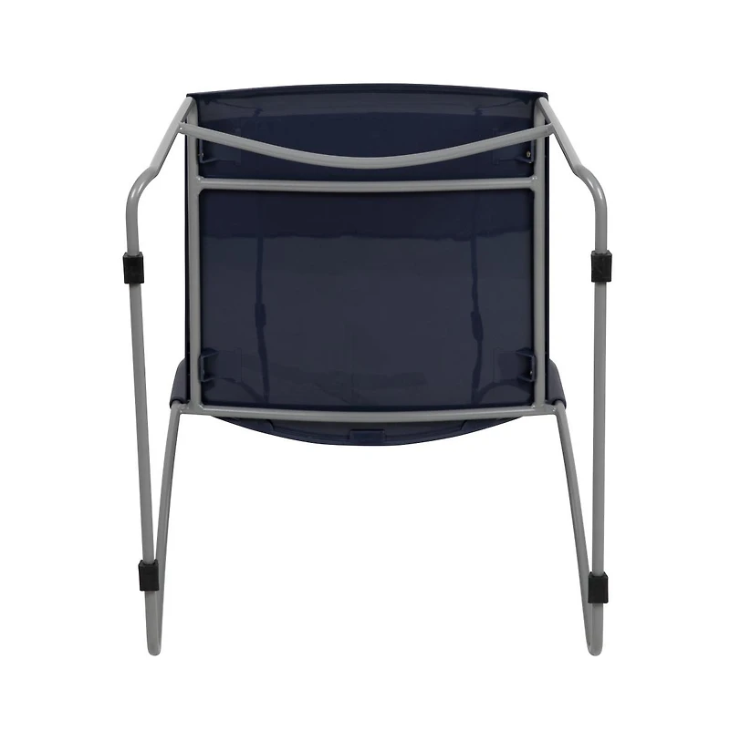 Home And Office Sled Base Stack Chair With Air-Vent Back - Guest Chair