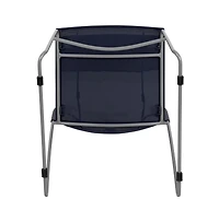 Home And Office Sled Base Stack Chair With Air-Vent Back - Guest Chair