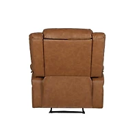 Recliner With Bustle Back And Padded Arms