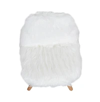 4 Pack Kids Shaggy Dog Accent Chair - Desk Chair - Playroom Chair