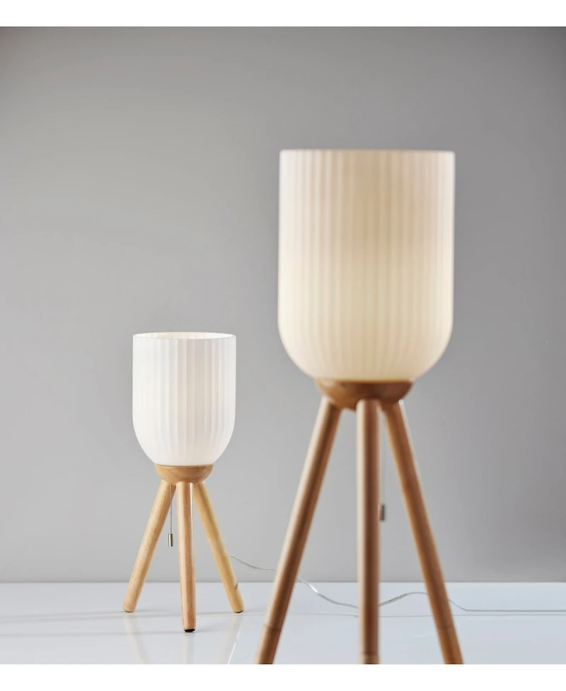 Adesso 22.5" Wood Kinsley Table Lamp