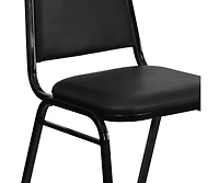 Trapezoidal Back Stacking Banquet Dining Chair - 2.5" Thick Seat