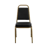 Trapezoidal Back Stacking Banquet Dining Chair - 2.5" Thick Seat