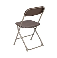 Set Of 10 Stackable Folding Plastic Chairs