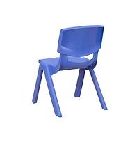 4 Pack Plastic Stackable Pre-k/School Chairs With 10.5"H Seat