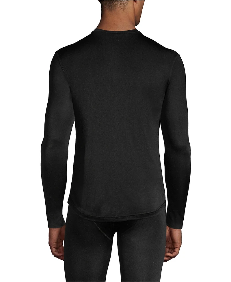 Lands' End Men's Silk Long Underwear Crew Neck