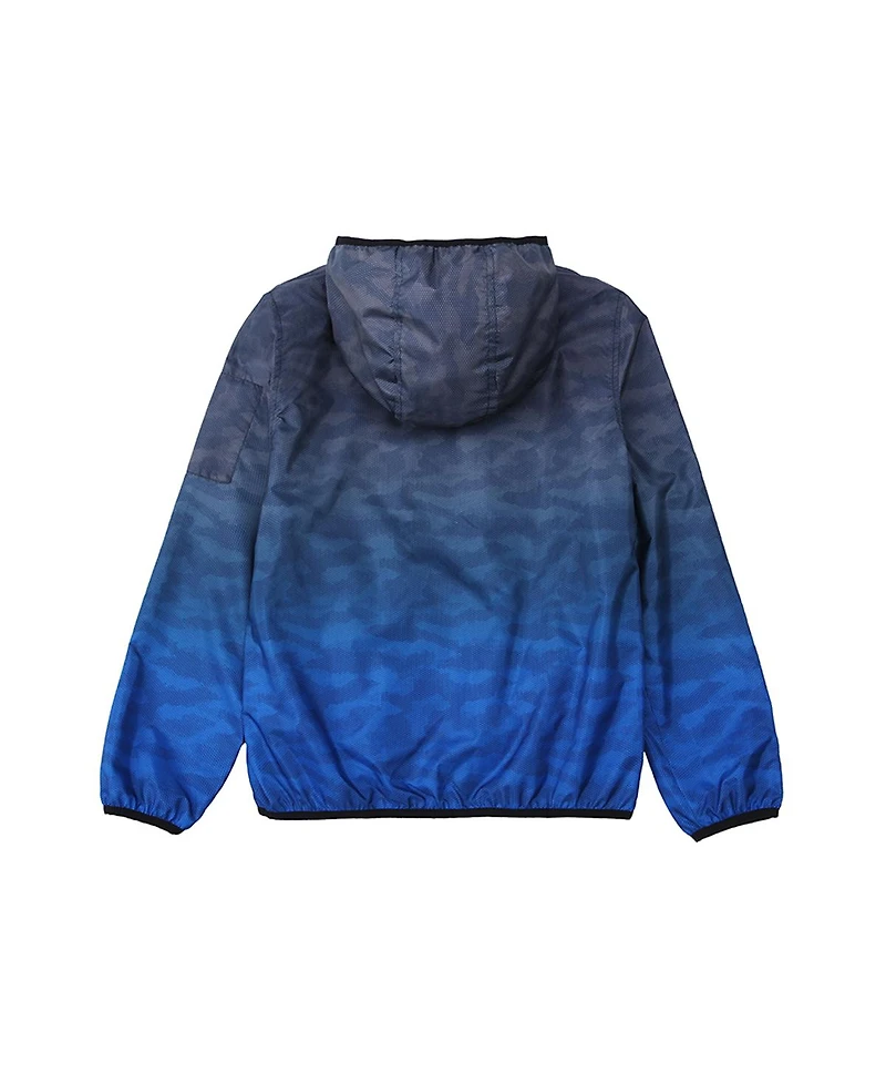 Little and Big Boys Lightweight Windbreaker hooded Jacket