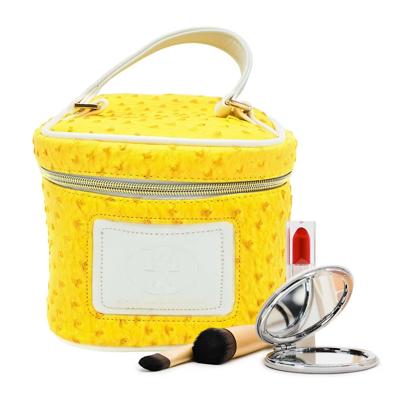 Omm Collection Ostrich Style Beauty Bag