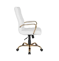 Milano Contemporary High-Back Home Office Chair With Padded Arms