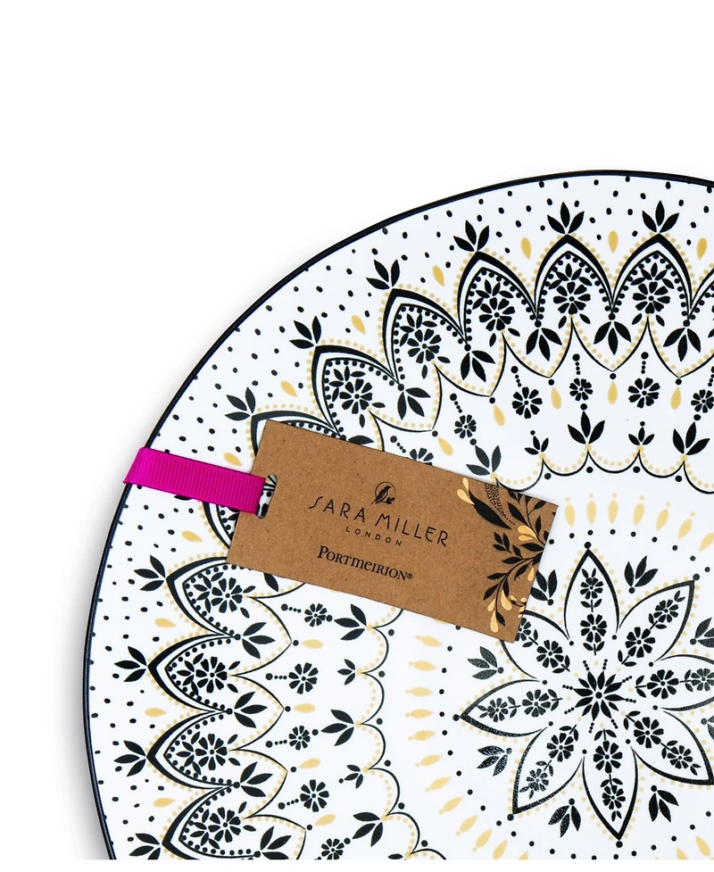 Portmeirion Sara Miller Artisanne Noir Medium Serving Bowl
